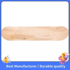 8Inch 8 Lớp Phong Trống Đôi Lõm Ván Trượt Tự Nhiên Ván Trượt Sàn Ván Trượt Ván Sàn Gỗ Phong