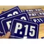 Biển số nhà và biển số công ty, mica dán decal ngược, thiết kế lỗ 4 góc tiện lợi lắp ráp.