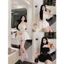 ĐẦM REN 2 DÂY CHOÀNG CỔ PHỐI TƠ PHỒNG XOÈ, 2màu BYJOLIE