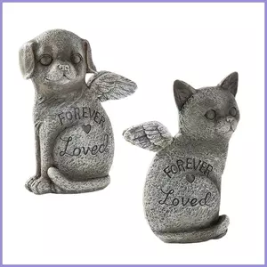 Đá tưởng niệm thú cưng cho chó Tượng nhựa Bút đánh dấu Cat Headstones trong nhà Tượng bia cho văn phòng Cafes mueadsyvn