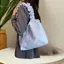 BeautifulHomeA Hàn Quốc Hợp Thời Trang Dây Rút Xếp Ly Túi Đeo Vai Thời Trang Dung Tích Lớn Túi Tote Ngọt Mát Thường Ngày Đa Năng Túi Xách Nữ VN