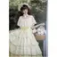 ☘️Áo choàng lót mỏng Phong cách Lolita Thiết kế ban đầu Tay cầm tranh sơn dầu Voan op / jsk Top Gemini lolita
