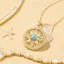 FANCIME "Lumen Star" Vòng cổ bạc ngọc lam tháng 12