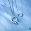 FANCIME "Tình Yêu Chắc Chắn" Phù Hợp Với Lời Hứa Vòng Cổ Bạc Sterling