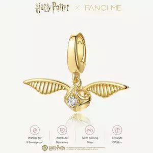 Harry Potter x FANCIME Bạc Snitch Sterling Charm