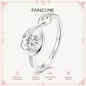 Nhẫn hứa hẹn ôm ấp vô hạn FANCIME trong Zircon
