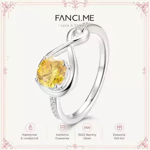 Nhẫn hứa hẹn ôm vô hạn FANCIME trong Citrine
