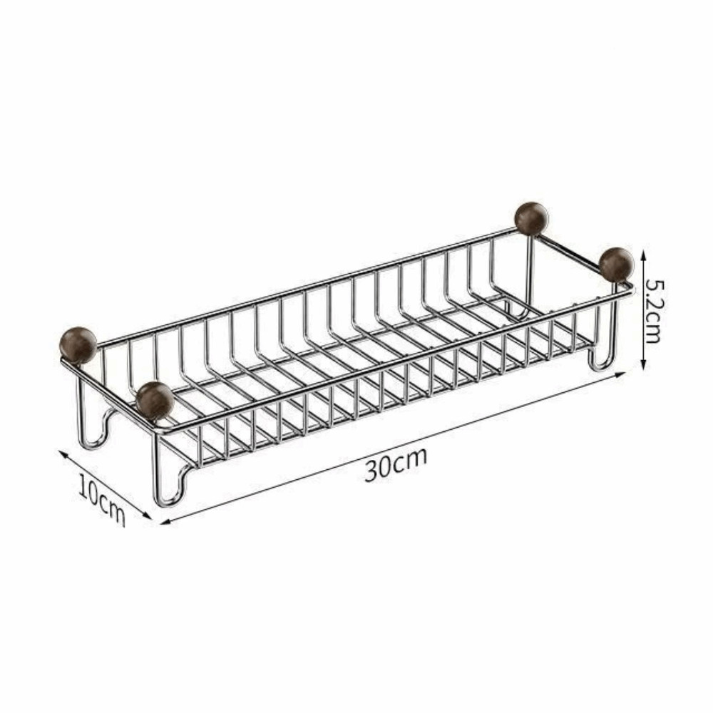 Đế đựng mỹ phẩm CATIYAHA, Giá đỡ thoát nước bọt biển chống thấm nước khô nhanh, Giá đựng bồn rửa nhà bếp đa năng chống gỉ bằng thép không gỉ Phòng tắm