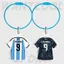 2026 World Cup Argentina Messidi Maria Jersey Móc khóa Acrylic Sáng tạo Hàng hóa bóng đá 5.29
