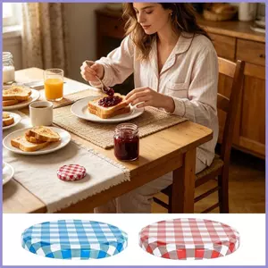 Nắp Đóng Hộp 50 Miếng Kim Loại Có Thể Tái Sử Dụng Nắp 85 Mm Miệng Thông Thường Nắp Đóng Hộp Cho Mứt Cà Phê Trà Trái Cây Thực Phẩm mueadsyvn