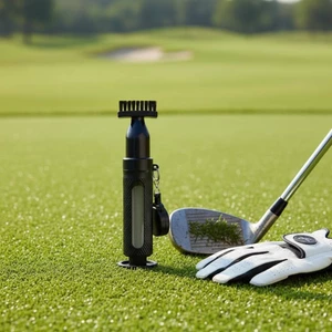 Bàn chải đánh gôn phun nước đa chức năng Lông Nylon Bàn chải làm sạch câu lạc bộ golf Tay cầm tiện dụng cho người chơi gôn