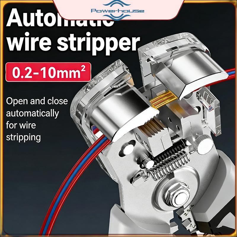 Kìm tuốt dây đa năng POWER Kìm uốn cáp có thể điều chỉnh 10-24 AWG cho xưởng bảo trì thợ điện.