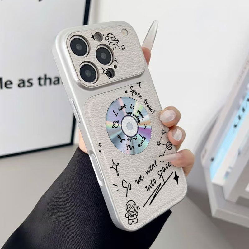 Ốp lưng iPhone Họa tiết da mạ không gian họa tiết iPhone 17 16 15 14 13 12 11 Pro Max Plus Max