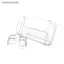 Vỏ cứng trong suốt Switch OLED cho bảng điều khiển OLED Nintendo Switch FSI
