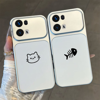 Ốp Lưng PBZZ Cho VIVO Y31D 4G Y51 PRO 5G IQOO Z11X 2026 Vỏ Điện Thoại Lo Âu Vỏ Mềm Silicon Chống Sốc Thiết Kế Mới Thẩm Mỹ Cặp Đôi Mèo Hoạt Hình Dễ Thương DSCYGT1