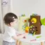 Đồ chơi HFTOY cho lứa tuổi 2-4; Đồ chơi Montessori, Kỹ năng vận động tinh xảo Đồ chơi trẻ mới biết đi từ 2-4 tuổi, Đồ chơi giun Woodpeer Trò chơi cho chim ăn từ tính ~