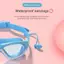 MAKY Trẻ Em Chống Thấm Nước Có Thể Điều Chỉnh Dây Lặn Silicone Chống Tia UV Chống Sương Mù Thiết Thực Thể Thao Dưới Nước Kính Bơi Cho Trẻ Em VN