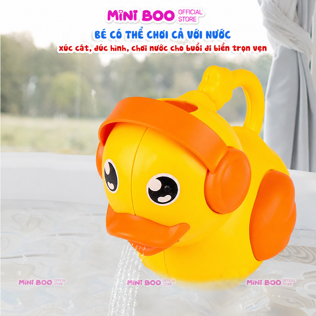 Bộ đồ chơi xúc cát đi biển Little Boo – Nhiều chi tiết kèm xô, xẻng, khuôn đúc cho bé trai, bé gái