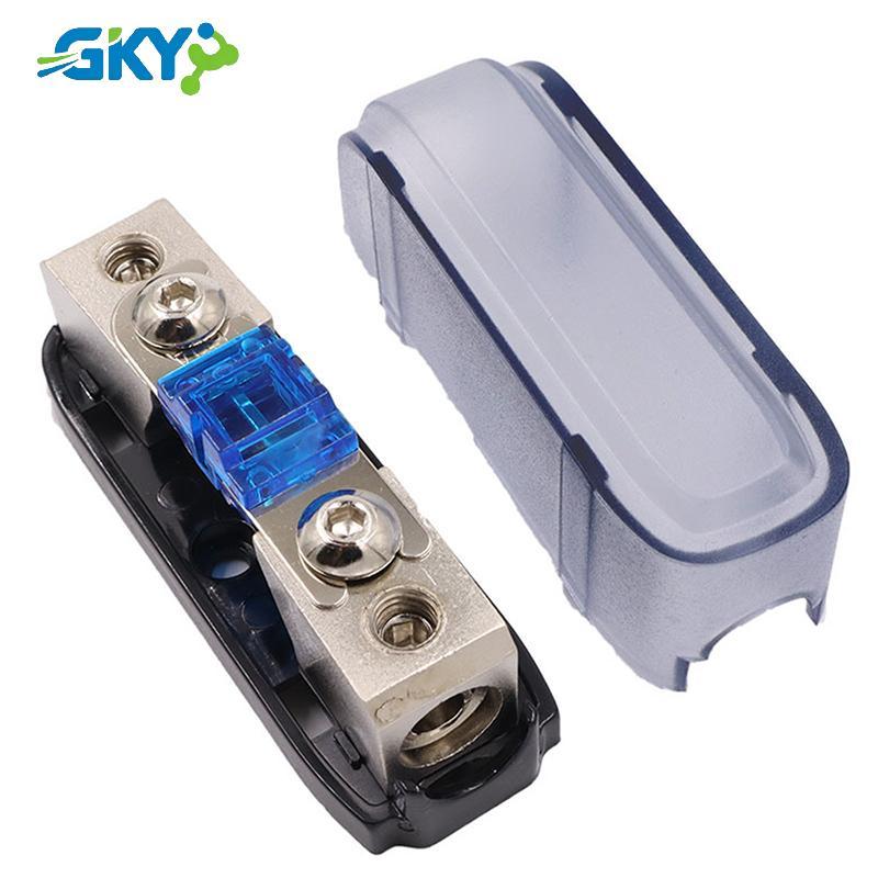 GKY Âm Thanh Xe Ô Tô Cầu Chì Nguồn Cầu Chì 30-150A Âm Thanh Nổi Một Chiều AGU Cầu Chì Giá Đỡ GKY