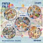 VN Itaco [paperpals Series 2605] Gói 6 tờ Giấy đặc biệt HD, Dầu, Phiên bản có thể gập lại cỡ lớn, Kích thước A3, Phong cách xây dựng, Chế độ xem đường phố, Văn phòng thành phố, Mã SS876, DIY