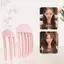 AN.MART 3 / 6 Răng Lông Tơ Rễ Tóc Cao Đầu Lâu Hiện Vật Kẹp Tóc Tự Nhiên Lông Tơ Traceless Tóc Dụng Cụ Tạo Kiểu Làm Đẹp Cho Lười VN