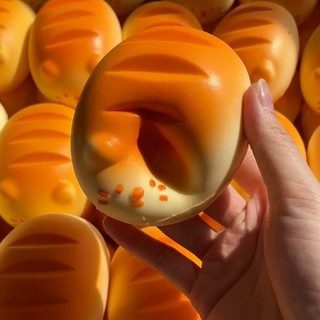 Squishy Mini, ​​Đồ chơi phục hồi chậm bánh gạo gà con, Đồ chơi ép mềm, Món quà nhỏ tinh tế