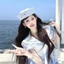 Mũ thủy thủ ROLY, Nơ sọc Mũ nồi vành lật thoáng khí, Mũ nồi mái vòm tráng phủ thoải mái thời trang dành cho nữ