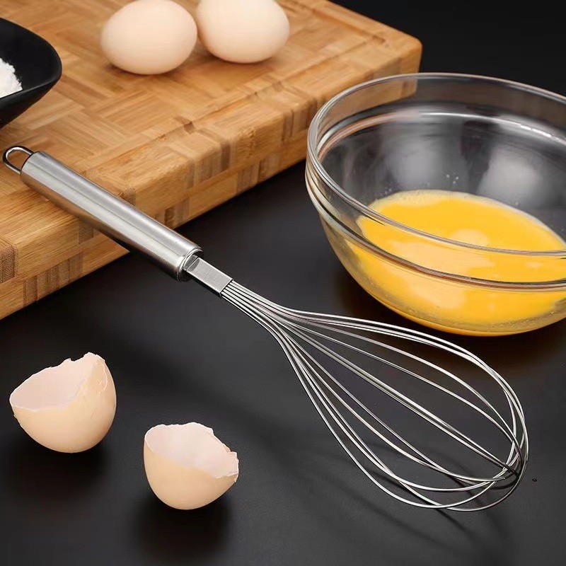 Máy đánh trứng thép không gỉ thủ công dùng cho gia đình, làm bánh FIJM