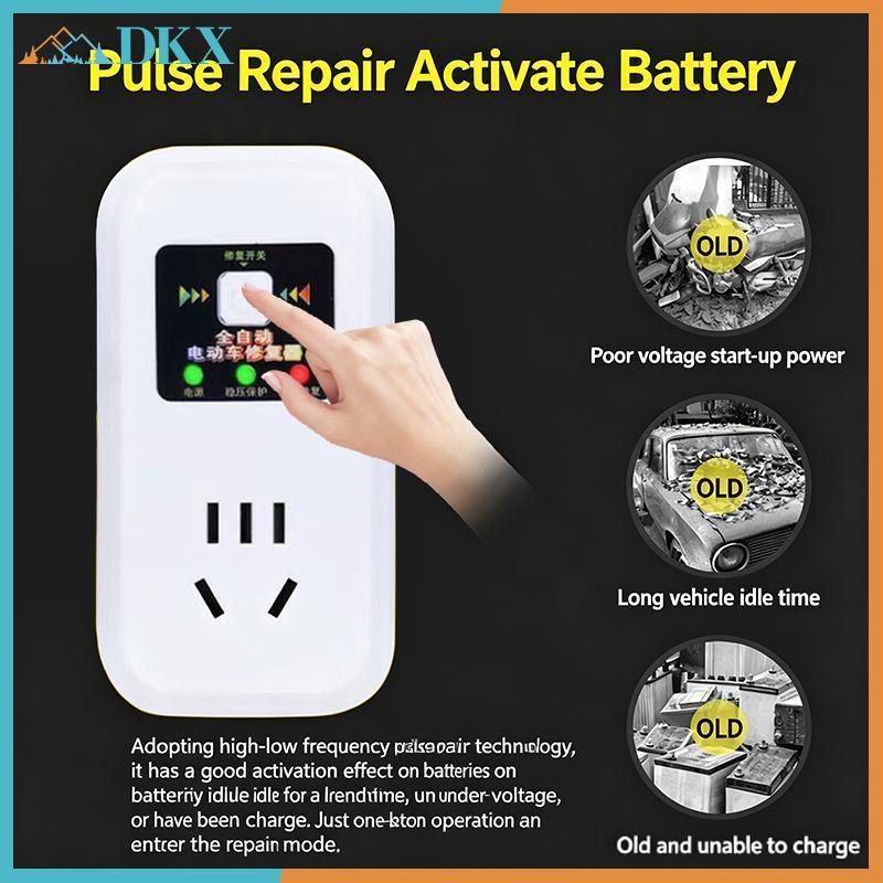 Bộ sửa chữa pin xe điện đa năng DKX Bộ sạc Qui Restore Giải pháp để bảo trì xe đạp E Scooter E.