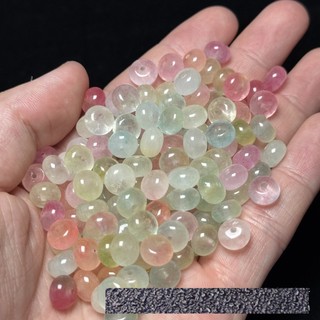 ((20 chiếc) Crystal Ice Tricolor 8 x 5mm Abacus Hạt Ngọc Rời Hạt Tự Làm Vòng Tay Phụ Kiện