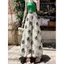 Hoa Cao Cấp Bloomer Bud Quần Nữ Mùa Hè Phong Cách Mới Thường Ngày Rời Chống Nắng Drape Quần Ống Rộng