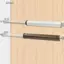DELMER Door Closer Khí nén thủy lực tự động Hợp kim nhôm im lặng có thể điều chỉnh 90 độ trong vòng chặn cửa đơn giản