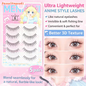 FAVORITEGOODS Lông mi giả tự nhiên, 9-11MM Curvature C DIY Mi mở rộng, Hợp thời trang Cos Dễ dàng đeo Trang điểm mắt Tiệc lông mi giả
