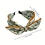 Băng đô nơ AWNGD, Băng đô khăn xếp hoa vành rộng, Vải thun Paisley Hair Band Phụ kiện tóc