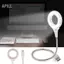 apill Keenso USB LED Light Portable Độ sáng cao 18 Cái Đèn Blubs cho PCLaptop Dây kim loại linh hoạt Tiết kiệm điện WorkStudyTravel Màu đen (Đen)