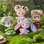 Búp bê tái sinh EDIWANY, Quần áo họa tiết động vật Búp bê Mini 8 Inch, Đồ chơi trẻ em dễ thương Smile Baby Series Mô phỏng búp bê bé Quà tặng sinh nhật