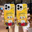 Ốp lưng iPhone trong suốt chống sốc họa tiết Spongebob iP-7/8Plus/XSMax/11/12/13/14/15/16/17/Pro/ProMax