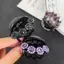 ECK Vintage Kim Cương Giả Hoa Vuốt Tóc Nữ Thời Trang Pha Lê Kẹp Tóc Kẹp Cua Đuôi Ngựa Barrette Bé Gái Phụ Kiện Tóc HOT