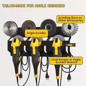 Máy mài góc ECK Giá đỡ lưu trữ treo tường Kim loại Kệ treo tường Giá đỡ đánh bóng cố định Lưu trữ ổn định cho xưởng Nhà để xe HOT