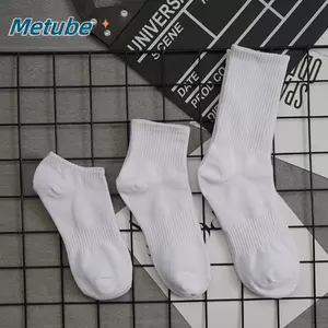 METUBE 3 Đôi Tất Thể Thao, Tất Runnig Cotton Mềm Chống Trơn Trượt, Vớ Mắt Cá Chân Ngắn Siêu Thấm Hút Thoáng Khí Cho Bóng Đá Tennis
