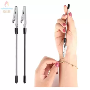 Công cụ vòng tay GILL, Cơ chế móc an toàn Cá sấu Kẹp trang sức Người trợ giúp, Công cụ buộc thắt nút Vòng tay kim loại có thể thu vào Kìm vòng cổ