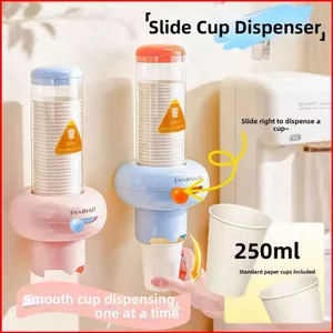 ST2 Dopamine Trượt Dùng Một Lần Cốc Đựng Treo Tường Không Khoan Giấy Cốc Đựng Nước TS2