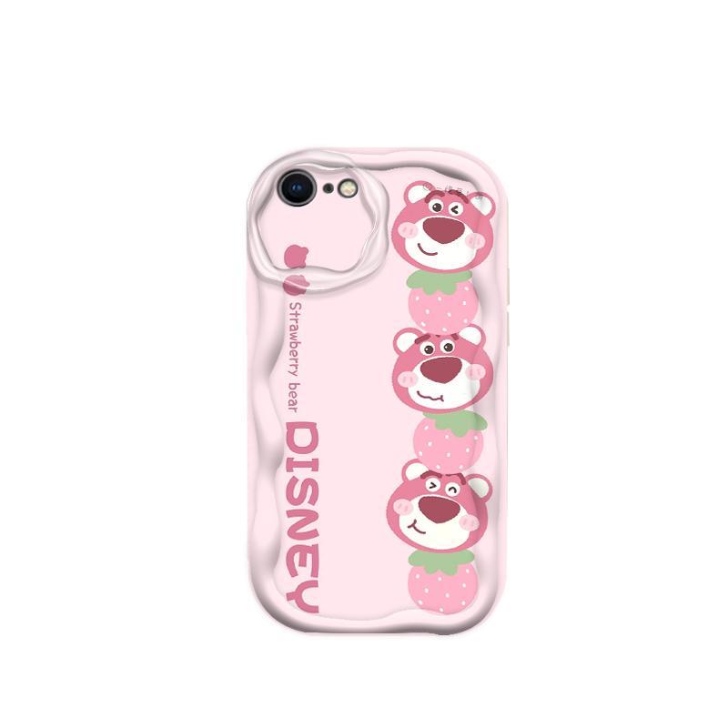 Thích hợp cho iPhone 6 6S 6 Plus 6S Plus 7 8 Plus SE 2020 3D TPU mềm Lotso Bear Loopy Vỏ điện thoại chống sốc