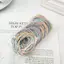 ZK 100 Chiếc Đàn Hồi Tóc Cao Su Dây Buộc Tóc Dây Đuôi Ngựa Giữ Scrunchies. VN