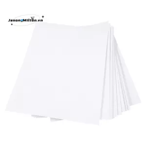 Giấy dán Vinyl chống nước có thể in cao cấp cho máy in phun và máy in 210x280mm 30 tờ Giấy Decal trắng mờ