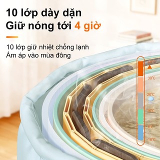 Bồn Tắm Gấp Gọn Cho Người Lớn xô tắm gia đình dày cách nhiệt lắp đặt miễn phí Bồn tắm chắc chắn chịu lực