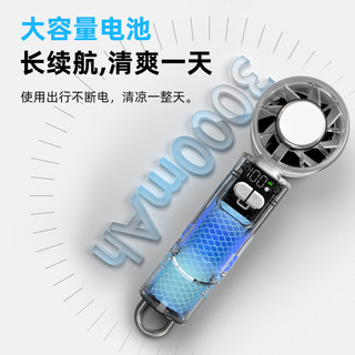 Quạt Nhỏ Cầm Tay Quạt Lạnh Máy Tính Để Bàn Siêu Bạo Lực Turbo Nhỏ Pháo Không Khí Di Động Quạt Mini 4LI9