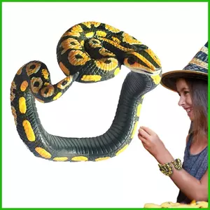 Đồ Chơi Rắn Vòng Tay PVC Mô Phỏng Rắn Dây Đeo Tay Thực Tế Boa Vòng Tay Cho Halloween Cosplay Đảng Pranks saixit2vn