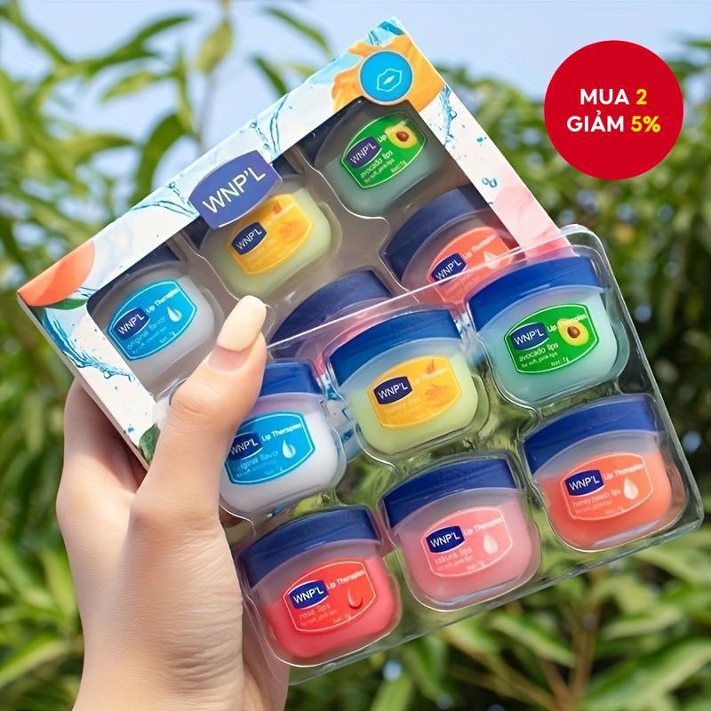 Son dưỡng môi dưỡng ẩm và ẩm dưỡng ẩm và làm mềm da để ngăn ngừa môi khô lâu trôi (4 / 6 CÁI)