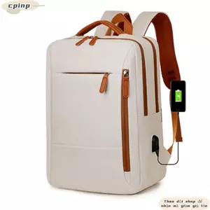 Túi đựng laptop du lịch CPINCP, Ba lô đựng laptop dung tích lớn 35L chống nước, 15,6 inch thời trang có cổng sạc USB Daypack Unisex